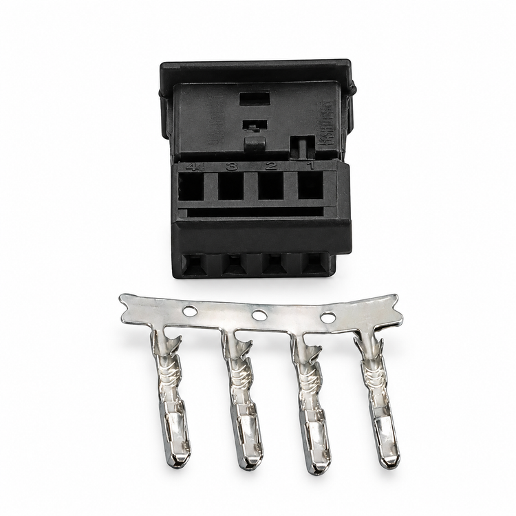 4 Pin 4-Pole / Pin Connector Plug and Terminal Pins for BMW Wiring Cable 61138380696 – Z66.O/4pin – image 4