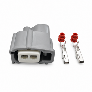 Female RDX Crimp On 2 Pin Injector Plug Fits Honda, Toyota, Nissan & Mitsubishi etc. – Z78.G/2pin – image 2