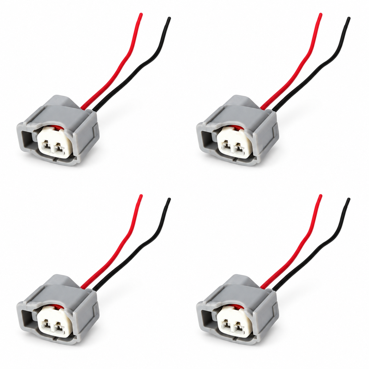 4pcs x For Denso 2 Pin Injector Connector Plug With Side Clip Fits Toyota – *Z83.0/x4cables – image 7