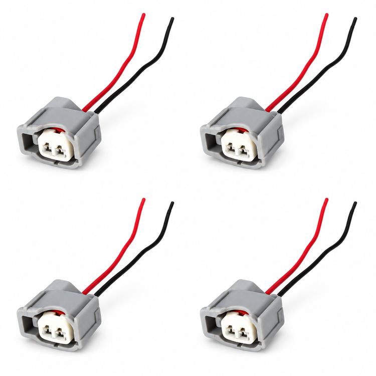 4pcs x For Denso 2 Pin Injector Connector Plug With Side Clip Fits Toyota – *Z83.0/x4cables – image 7