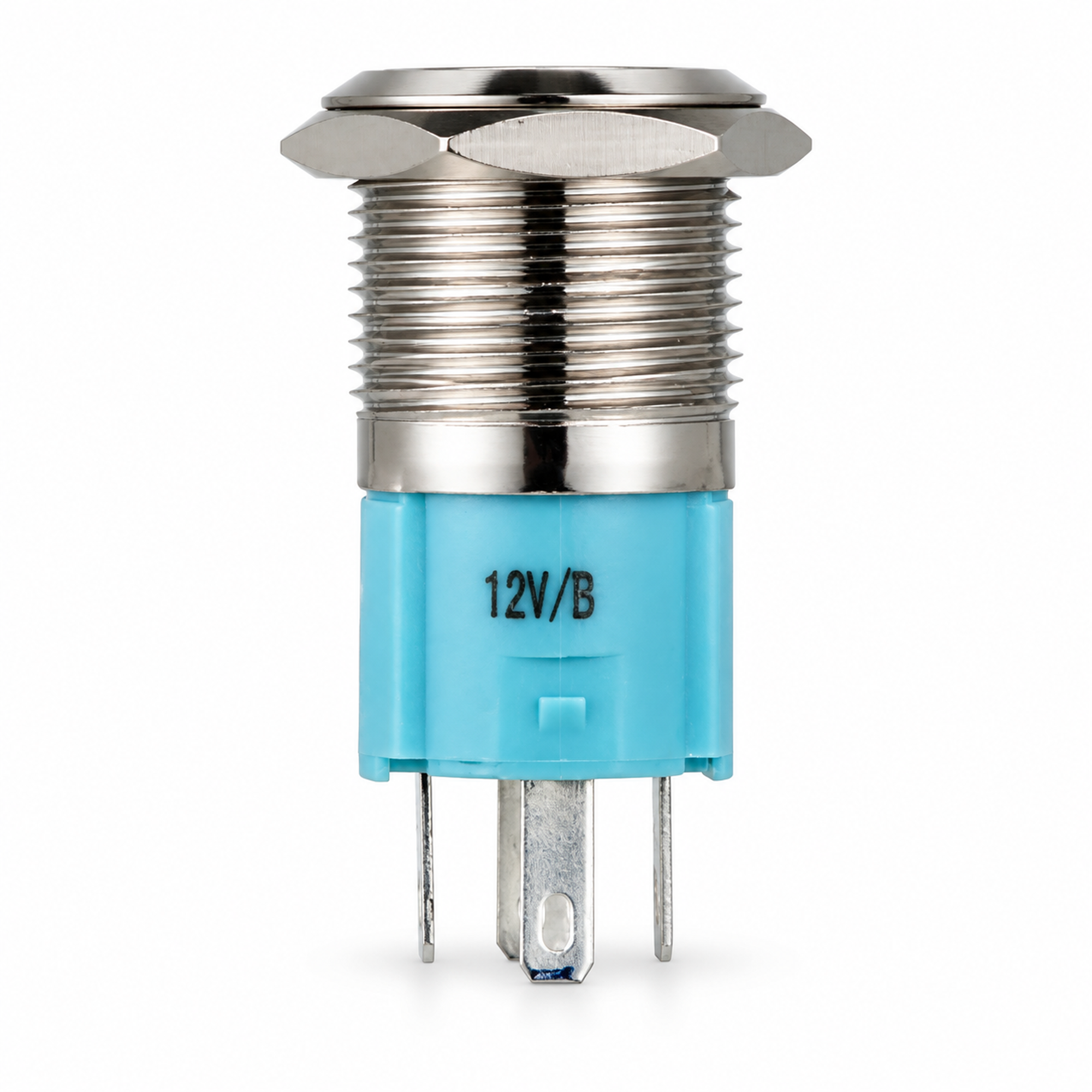 12V Red 16mm Car LED Light Momentary Horn Button Metal Switch Push Button P8I5 – Z88.R/horn – image 5