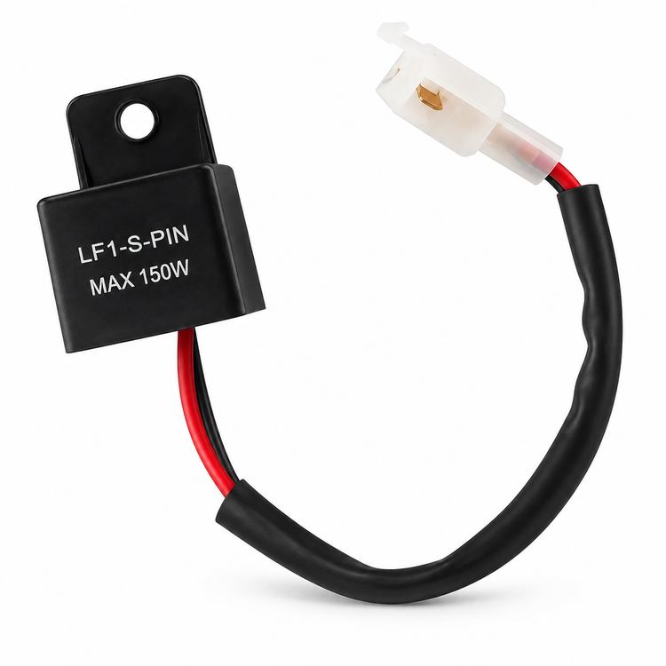 12V Motorcycle Flasher Relay 2 Pin LED Indicator for Motorbike LED Turn Signal Rate Control Blinkrelais – Z93.R/F020/Flasher – image 4
