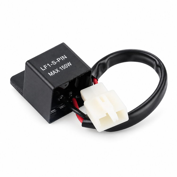 12V Motorcycle Flasher Relay 2 Pin LED Indicator for Motorbike LED Turn Signal Rate Control Blinkrelais – Z93.R/F020/Flasher – image 5