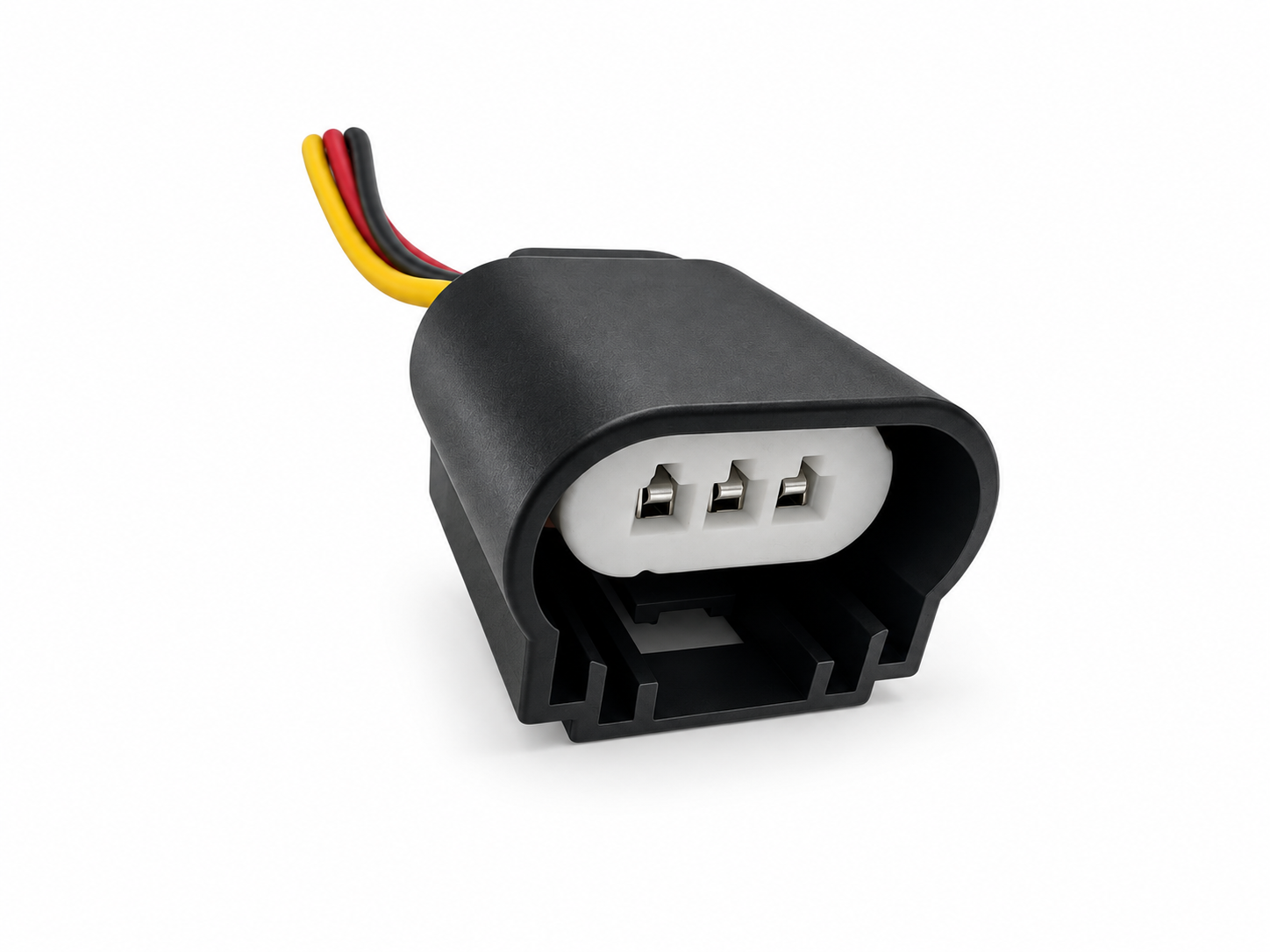 H13 9008 3 Pin Bulb Prewired Plug Holder Adapter Connector Converter