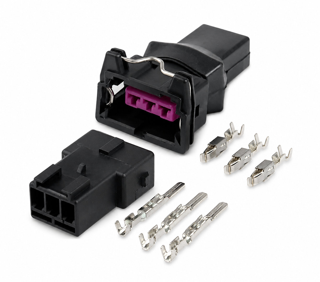 3 Pin Female Male Automotive For Bosch EV1 Electrical Wire Connector Plug