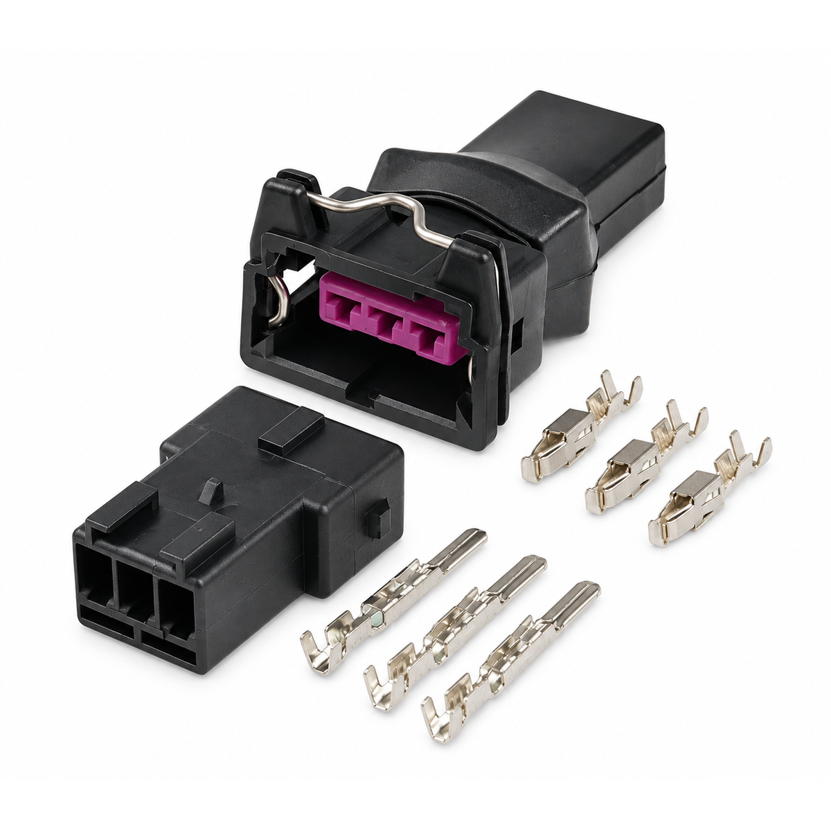 3 Pin Female Male Automotive For Bosch EV1 Electrical Wire Connector Plug DJ7031-3.5-11 – Z98.R/M+F3Pin – image 5