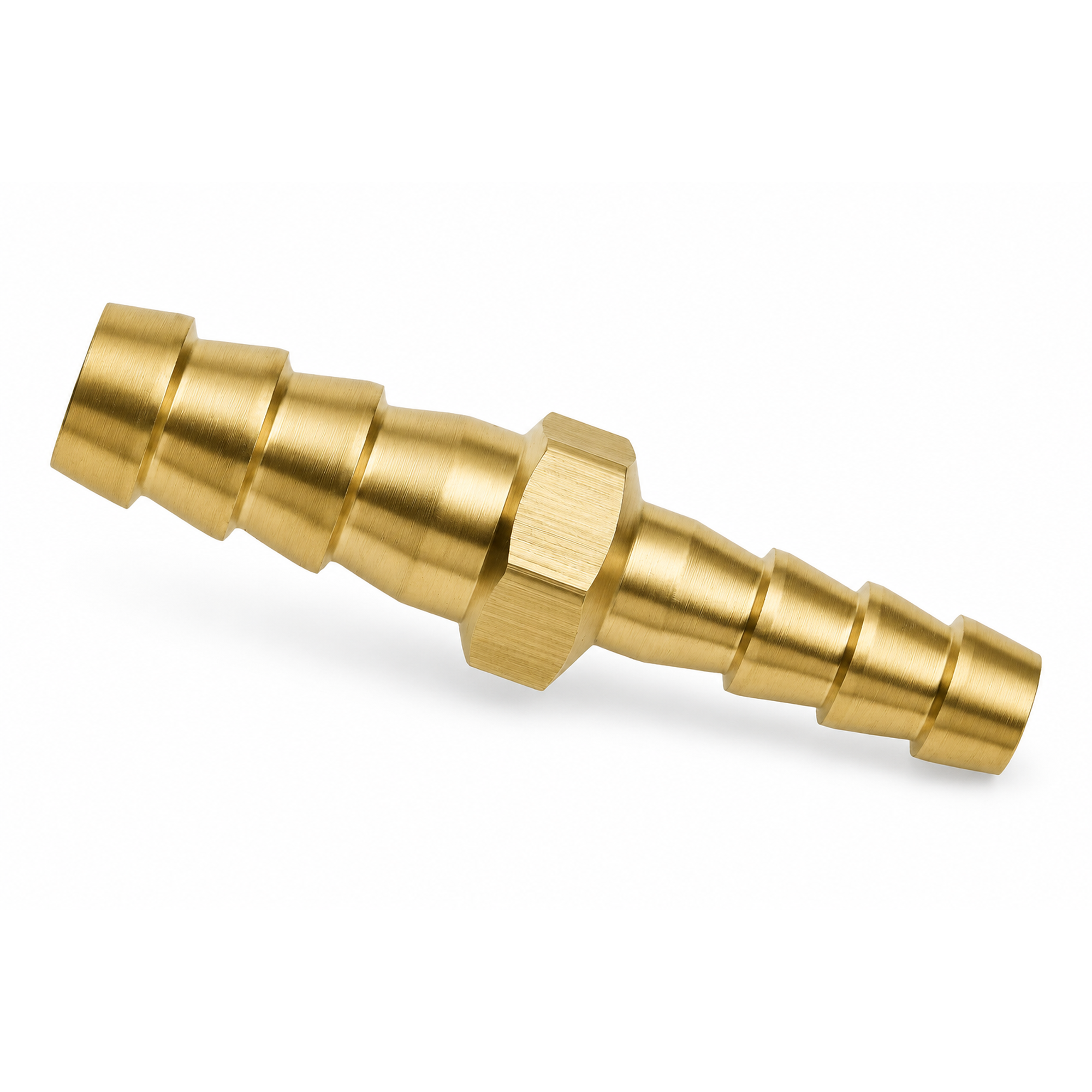 2pcs Brass Hose Reducer Barb Fitting Straight 4mm to 16mm ID – Z99.B/4-6mm – image 2