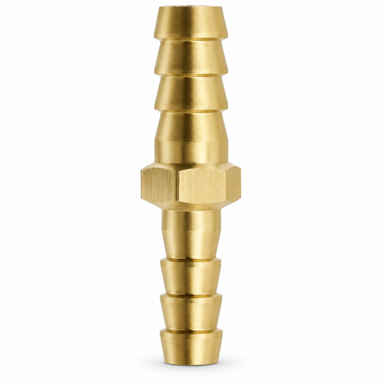 2pcs Brass Hose Reducer Barb Fitting Straight 4mm to 16mm ID – Z99.B/4-6mm – image 3