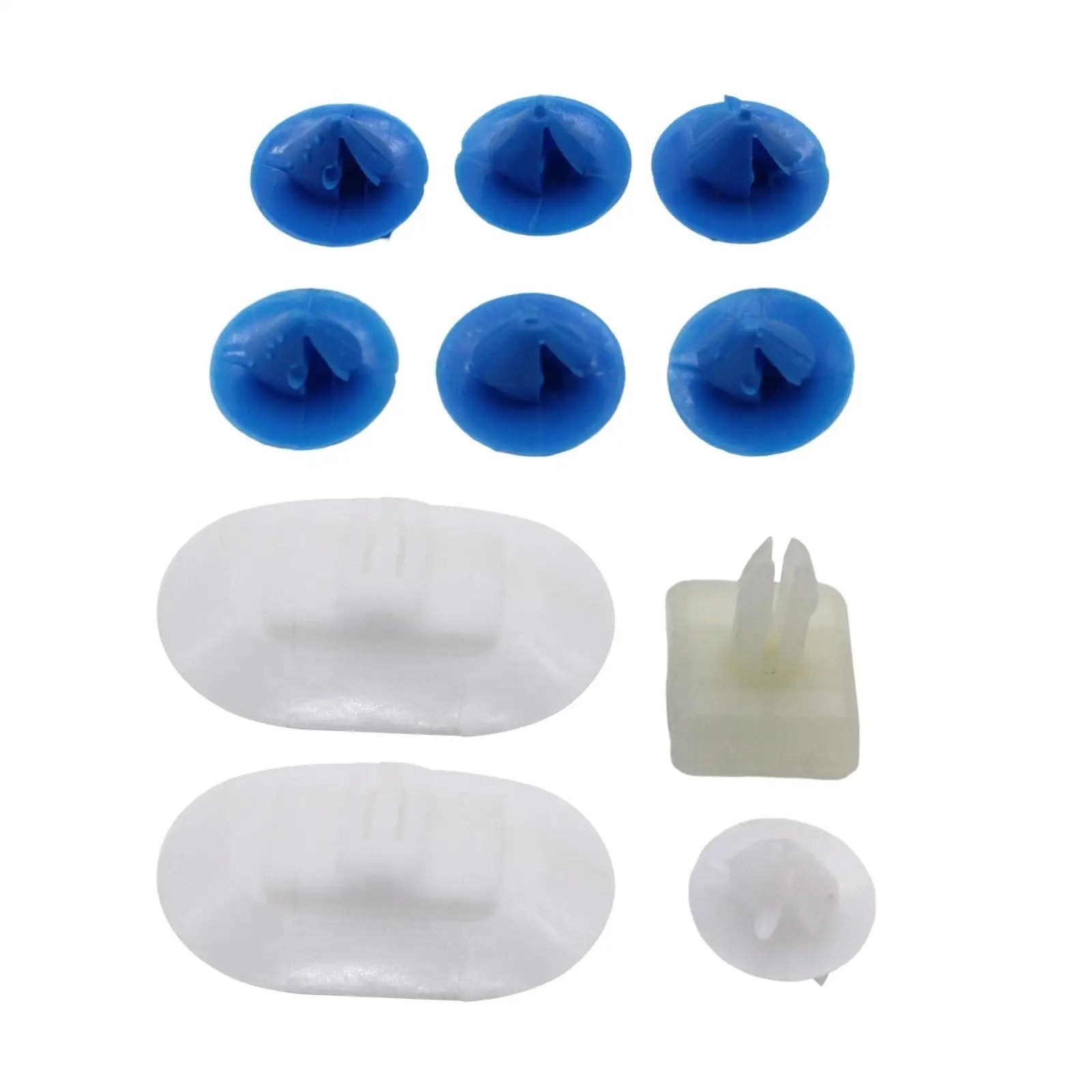 10pcs White Durable Clips Car Side Skirt Fixing Clip Set for Citroën DS3