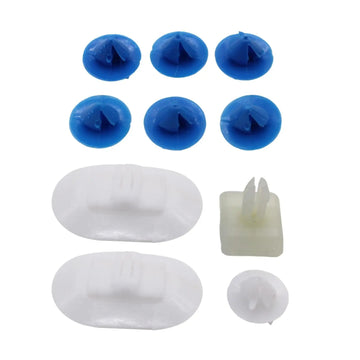 10pcs White Durable Clips Car Side Skirt Fixing Clip Set for Citroën DS3