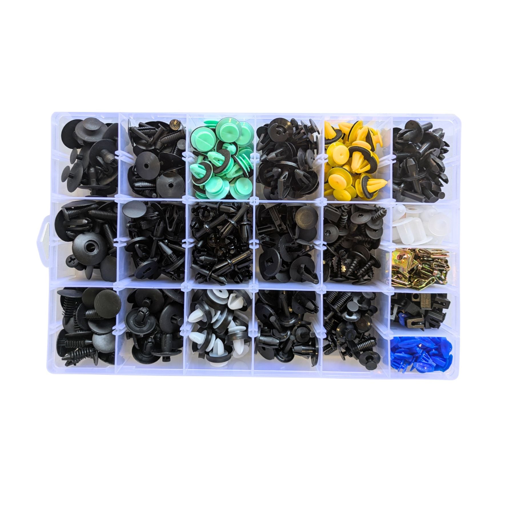 457pcs Set of Universal Common Vehicle Clips, Fasteners & Rivets for M