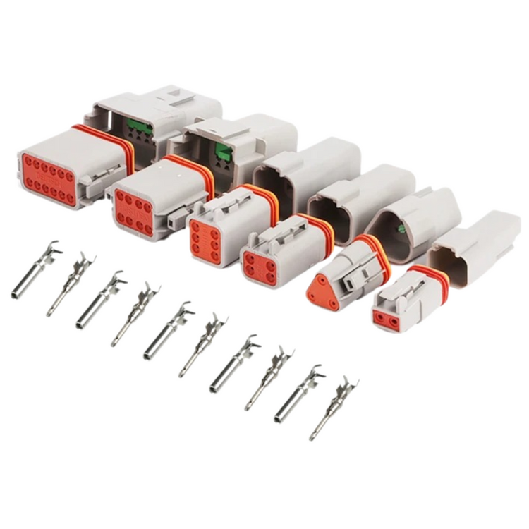 Fits Deutsch DT Series Multi Plug Waterproof Connector 2 3 4 6 8 12 Way Pin Kit