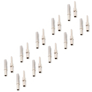 10 Pairs of Solid Barrel Male & Female Deutsch DT Terminal Crimp Contact Pins 16-20 AWG
