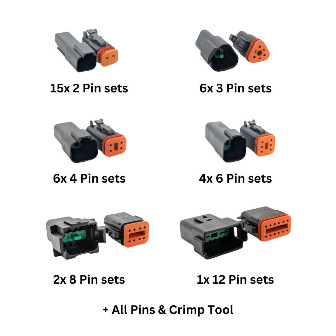 321pcs Black Automotive Electrical Connector Set for Deutsch DT & Crimp Tool