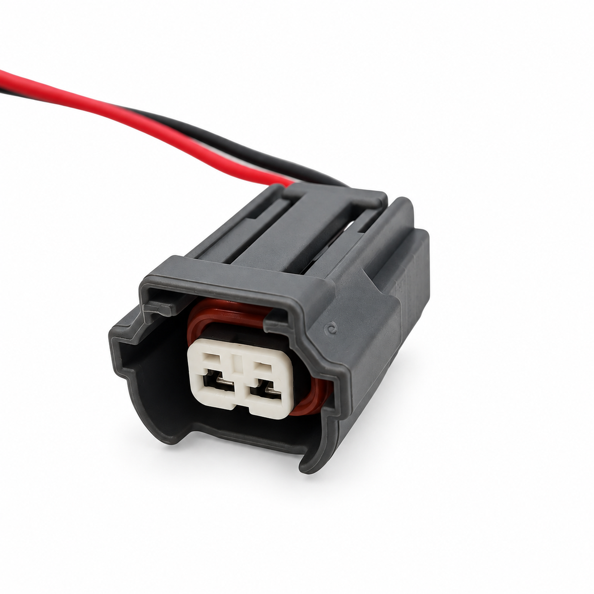 2 Pin Fuel Injector Plug Connector For VW Audi A4 A6 Seat Skoda 06A973722 – i10/Connector – image 1