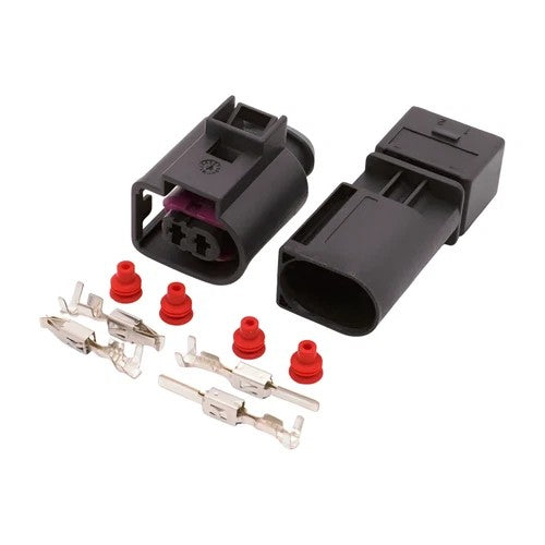 2 Pin Male & Female 3.5mm Electrical Connector for VW Audi Horn Wiring 4D0971992