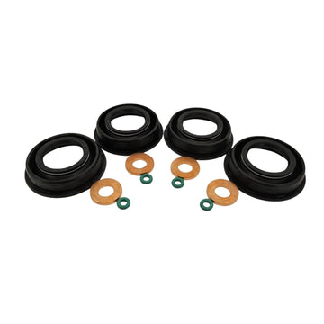 Fuel Injector Seal Washer O Ring Set Fits Ford Audi VW Seat Skoda 03L103070A - 16pcs Set