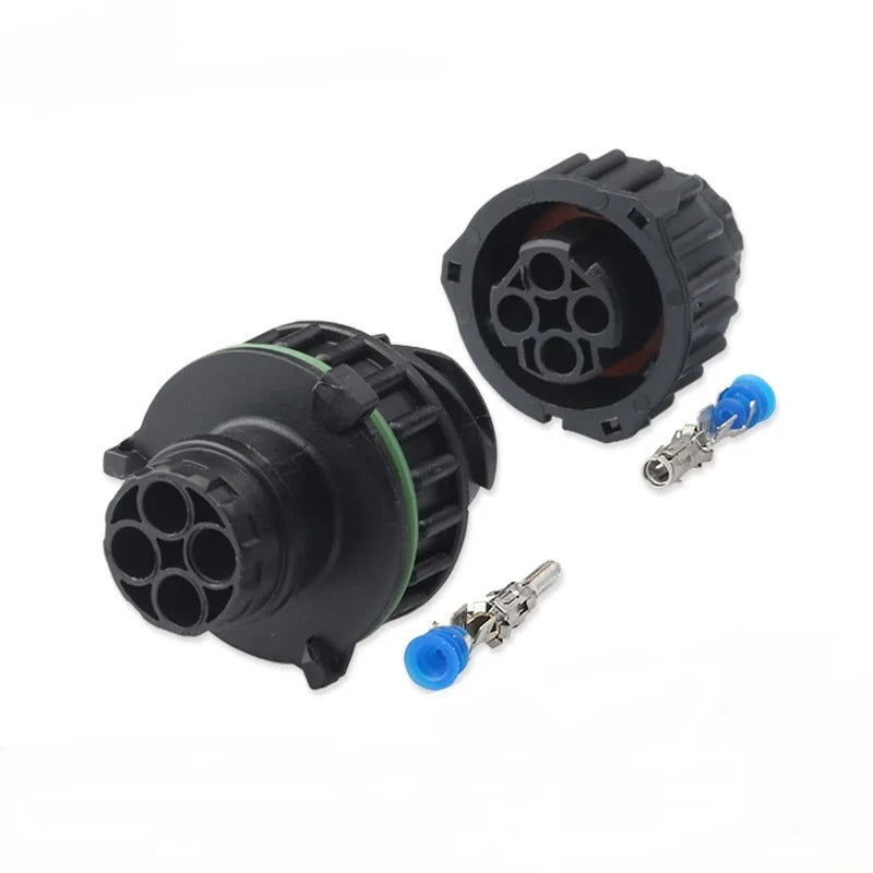 4 Pin Twist Lock Male Female Plug DIN Connector Kit 1-967402-1 1-96732