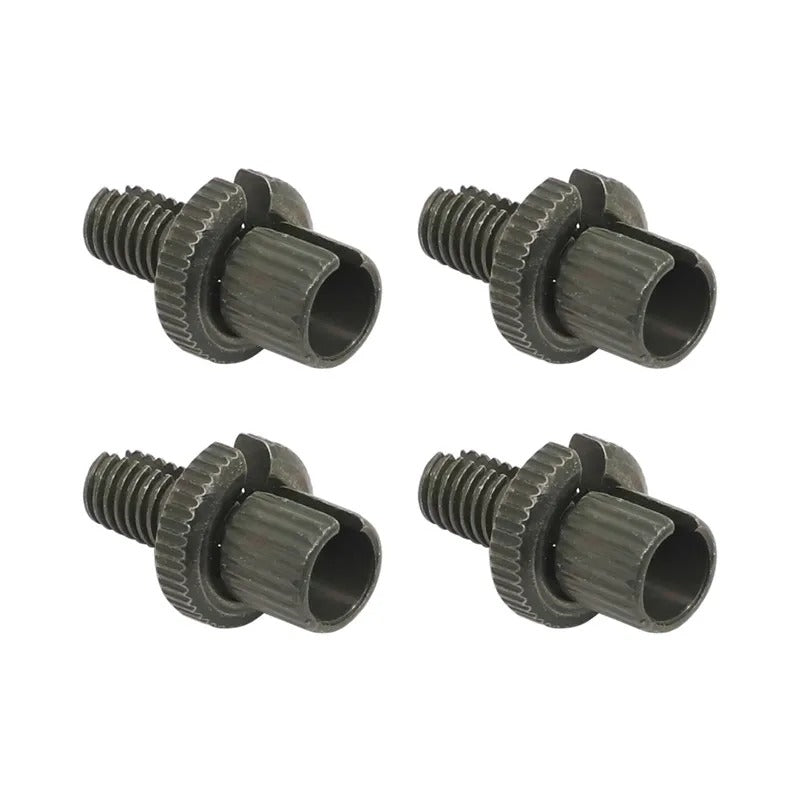 4PCS Universal Motorcycle ATV M8 8mm Cable Adjuster Brake Clutch Adjusting Nuts