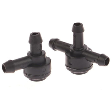 Paire de connecteurs de valve anti-retour de lave-glace de voiture 2 voies (L) et 3 voies (T) - pour Volvo C30, C70, S40, S60, S70, S80, V50, V70, XC60, XC70 et XC90-9178897 31391513