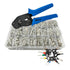 1069pcs Automotive Male & Female Connector Electrical Crimp Terminal Pins Set, Crimp Pliers & De-Pinning Tool - 1/1.5/1.8/2.2/2.8/3.5mm for Auto Vehicle Car Motorbike Motorhome Camper Van Plug