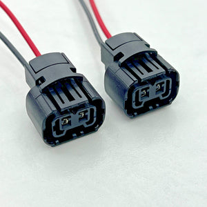 2pcs 5202 2504 PS24W Fog Light Female Connector Plug Prewired Wiring Harness