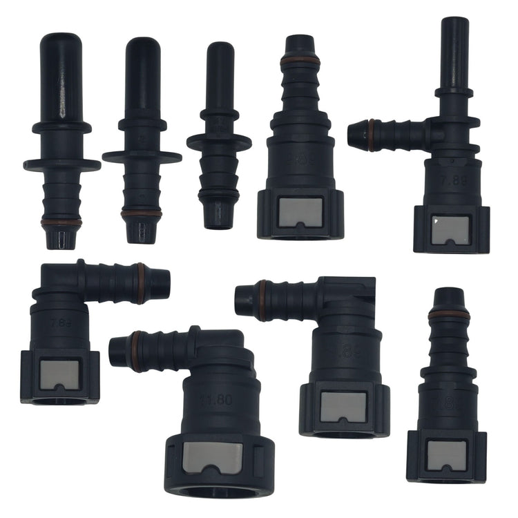 Quick Release Fuel Line Connector 7.89mm ID6 Angled - Diesel Heater Fuel Hose