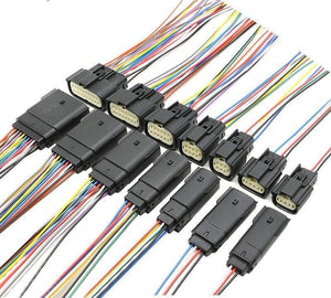 Molex MX150 Connector Kit Male & Female Prewired 3 4 6 8 12 16 Pin Motorcycle Automotive
