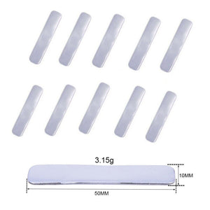 10pcs Lead Tape Strips for Golf Club & Tennis Racket Swing Weight