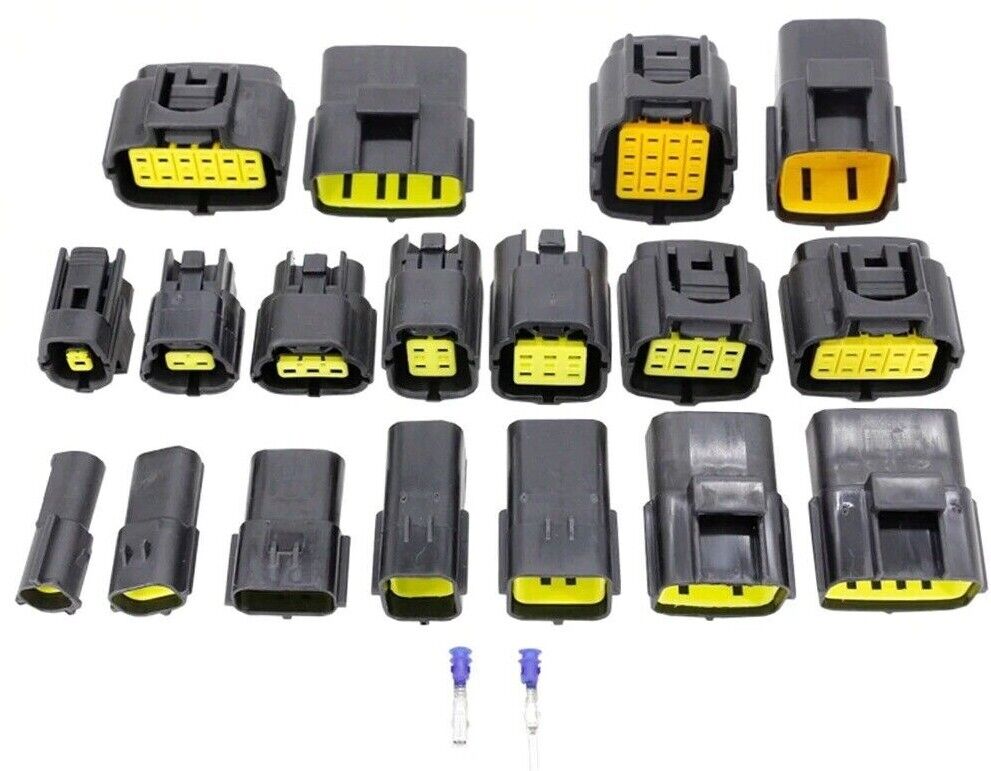 AMP Econoseal J Series Waterproof Automotive Connector Kits 1 2 3 4 6 8 10 12 16 Pin