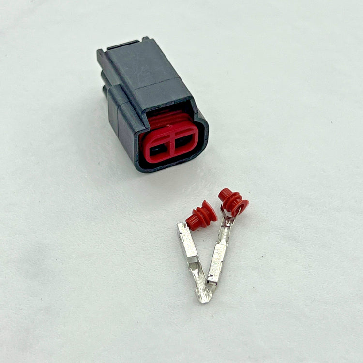 2 Pin Waterproof Fuel Injector Ignition Coil Connector Kit for Ford Focus Mondeo
