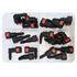 18pcs 90° & Straight AdBlue Connectors Assortment Kit Set with Sizes: 9.49 x 6mm, 7.89 x 6mm & 6.3 x 6mm