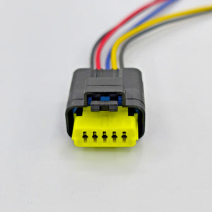 5 Pin FCI Female Connector Prewired 211PC052S0081 8200683188