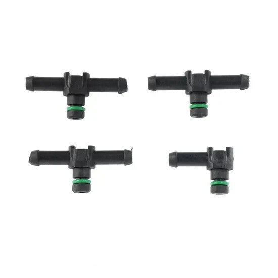 Denso Injector Leak Off Return Pipe Connectors 3x T Piece 1x L Piece