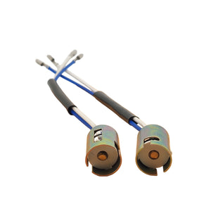2pcs 1156 BA15S S25 Bulb Holder Socket 2 Wire Adapter Prewired
