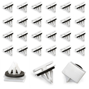 100pcs Ford Side Skirt Sill Trim Clips with Sponge Seal 5270438 5264089