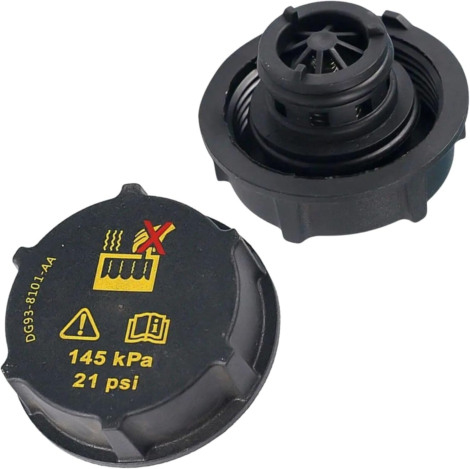 Coolant Expansion Tank Cap DG93-8101-AA 1301104 for Ford Fiesta Focus C-Max Mondeo Transit