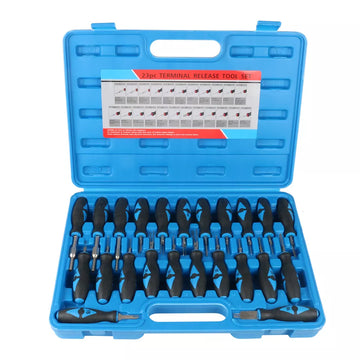 23pcs Set Universal Automotive Terminal Release Removal Tool Kit Car Electrical Wiring Crimp Connector Pin Extractor Kit Remover