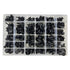 280pcs Clips for Mercedes-Benz Automotive Trim Assortment Kit Push Fasteners Rivet Bumper Panels Wheel Arches Engine Covers etc.