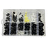 160pcs Clips for Kia & Hyundai - Automotive Trim Assortment Kit Push Fasteners Rivet Bumper Panels Wheel Arches Engine Covers etc.