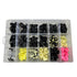 180pcs Clips for Toyota, Lexus, Honda, Nissan, Mazda - Automotive Trim Assortment Kit Push Fasteners Rivet Bumper Panels Wheel Arches Engine Covers etc.