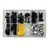 130pcs Automotive Clip Assortment Kit for Ford Ranger 2019-Present - Push Fasteners Trim Rivet Bumper Panels Wheel Arches Engine Covers etc.