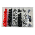130pcs Automotive Clip Assortment Kit for Mini Cooper R50 R52 R53 R56 - Push Fasteners Trim Rivet Bumper Panels Wheel Arches Engine Covers etc.