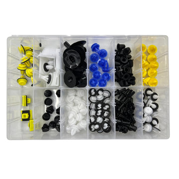 152pcs Clips for Land Rover / Range Rover - Automotive Trim Assortment Kit Push Fasteners Rivet Bumper Panels Wheel Arches Engine Covers etc.