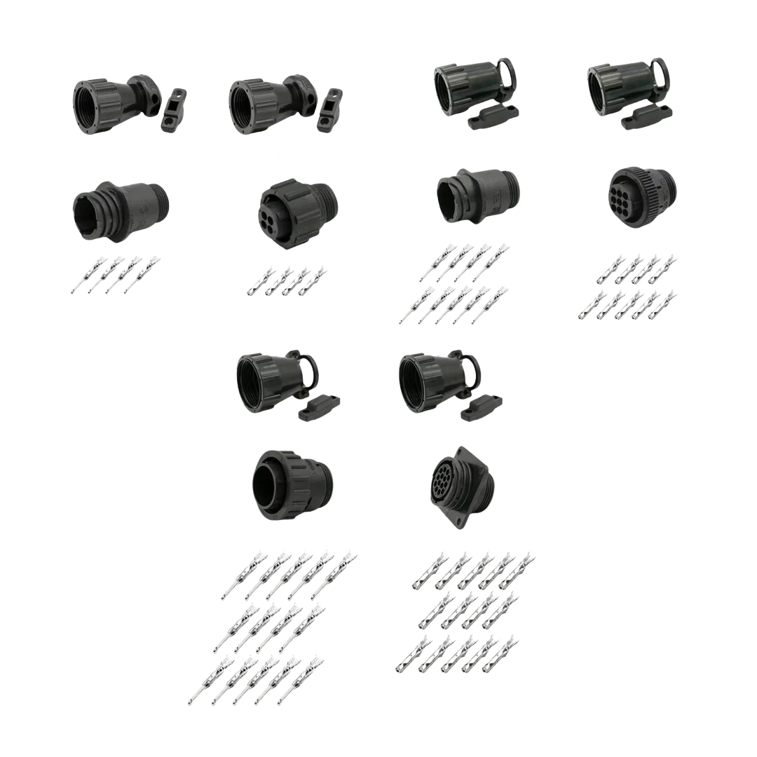 4, 9 & 14Pin AMP TE SMEMA - Male & Female Connectors 182658-1 206153-1