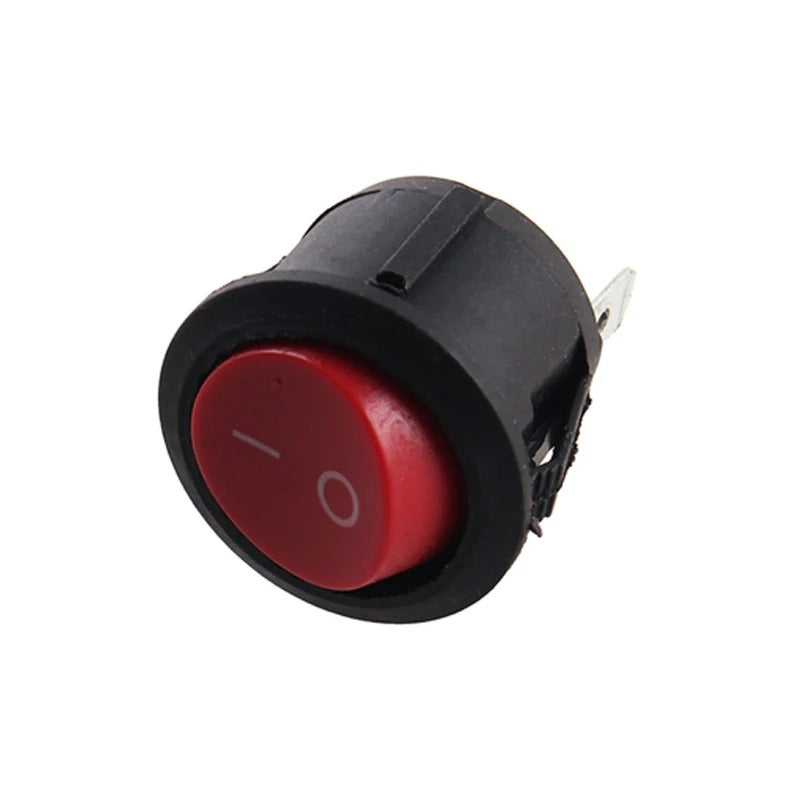 Round 2 Pin ON OFF 12V Rocker Switches 6A 10A for Camper Van Conversio