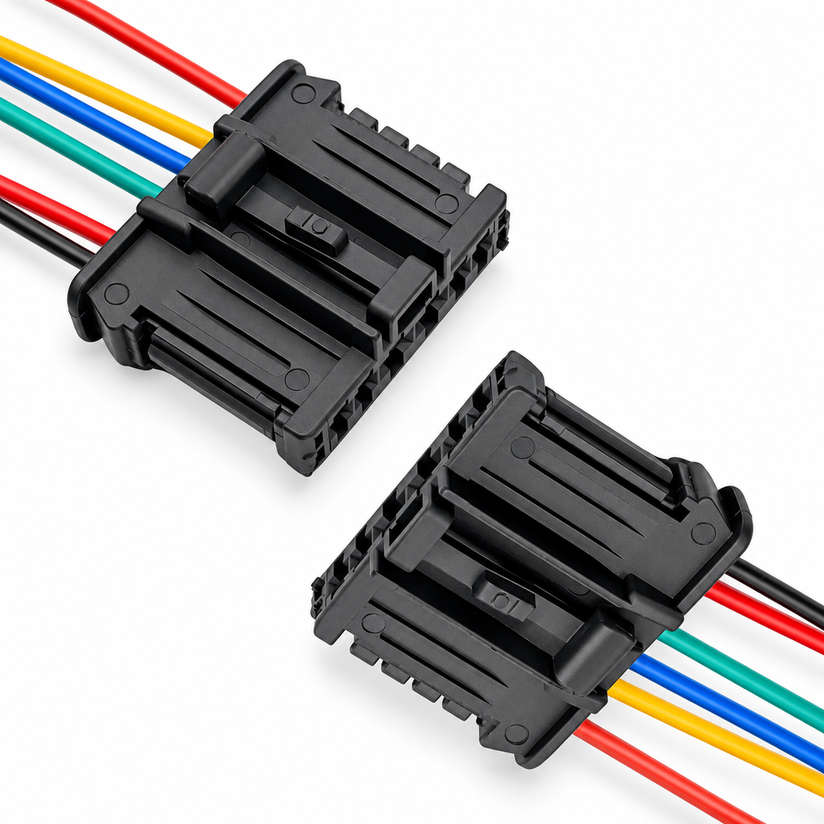 6 Pin 2pcs Rear Tail Light Wiring Connector Fits Peugeot Citroen 206 207 307 308 C3 C4 – x2/D8/Plugs – image 7