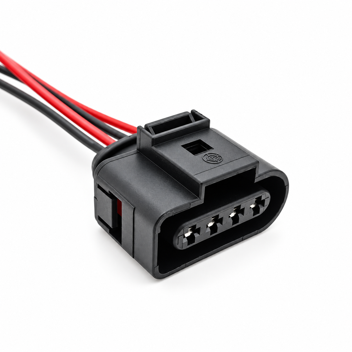 4x AUDI VW SEAT SKODA FORD IGNITION COIL PACK PLUG 4 PIN CONNECTOR A3 A4 TT GOLF LEON – x4/C2/cables – image 2