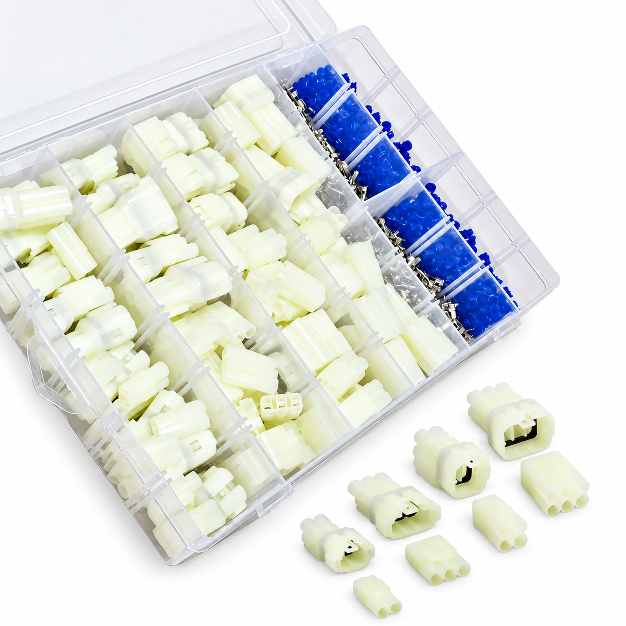 80pcs Sumitomo HM090 Waterproof Connector Assortment Kit Yamaha Kawasaki Suzuki – yellow/HM090/Sumitomo/KIT – image 3