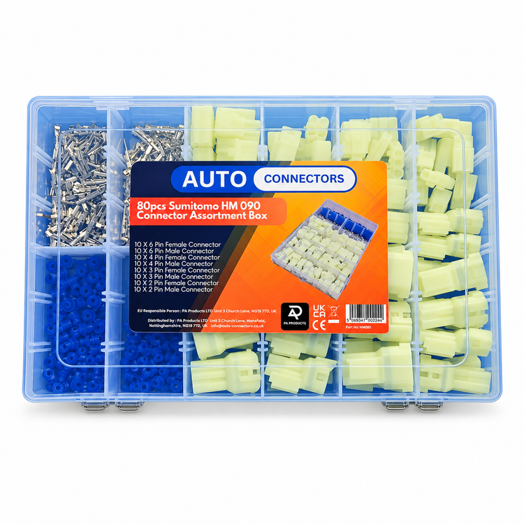 80pcs Sumitomo HM090 Waterproof Connector Assortment Kit Yamaha Kawasaki Suzuki – yellow/HM090/Sumitomo/KIT – image 5